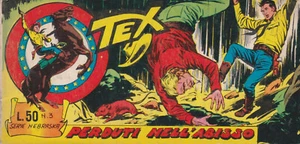 Rare original italian comic strip TEX SERIE NEBRASKA # 3 year 1964 PERDUTI NELL' - Picture 1 of 2