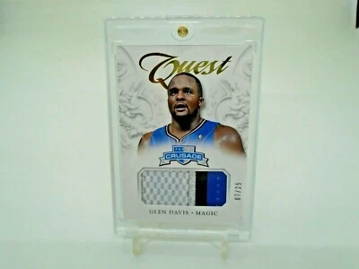 Parche Panini Crusade Quest Glen Davis Prime 2012-13 4 colores usado en juegos/25 Foto 1 de 3