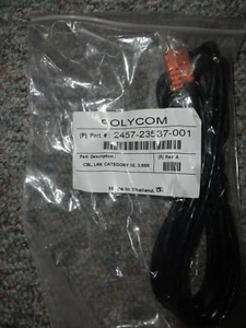 Polycom HDX 2457-23537-001 REV A CAT5e Ethernet LAN RJ45 Patchkabel 12 Fuß *NEU** - Bild 1 von 2