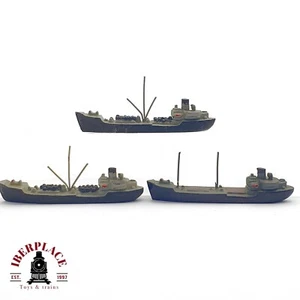 1:1250 3x WIKING KL carguero buques de carga hierro fundido modelo de barco - Imagen 1 de 6
