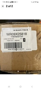 New Genuine OEM GE WR09X25818 Refrigerator Thermistor (stock#C10) - Picture 1 of 2