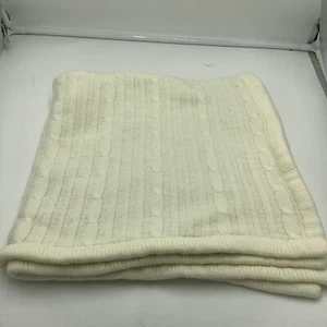 Manta de bebé Sherpa Sumersault tejida con cable crema  - Imagen 1 de 4