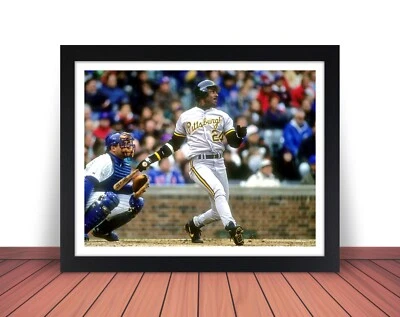 Fotografía enmarcada de Barry Bonds PITTSBURGH PIRATES béisbol - 8x10 11x14 (WB1) Foto 1 de 4