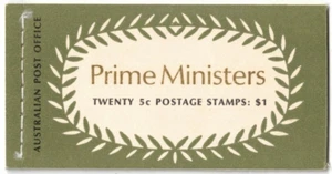 1970 Australia Prime Ministers Booklet of 4 Panes of Stamps SG SB45 MUH - Picture 1 of 2