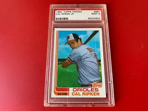 Cal Ripken Jr. Orioles 1982 Topps intercambiado novato como nuevo PSA 9 - Imagen 1 de 3