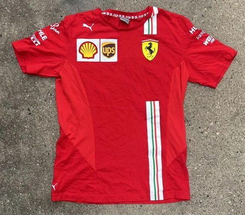 Ferrari Motorsport Red T-Shirt Puma Medium Cover