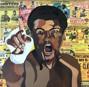 Muhammad Ali Painting Print - Picture 1 of 1