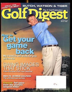 Golf Digest Magazine March 2006 Ernie Els EX w/ML 022217nonjhe - Imagen 1 de 1