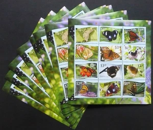 10 x Niuafo'ou 457-468 Zd Bogen ** MNH 2012 Schmetterlinge Butterfly Mi. 500,--€ - Bild 1 von 2