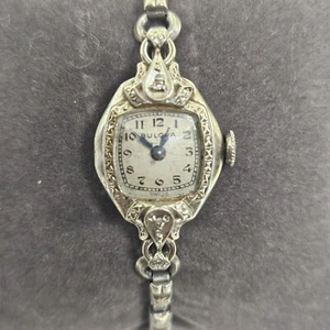 Vintage 1953 Bulova Ladies' Watch - 10k Gold-Filled, 2 Real Diamonds (Running) - Picture 1 of 5
