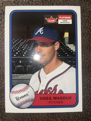 2001 Fleer Platinum #103 Greg Maddux Baseball Card! - Image 1 of 2