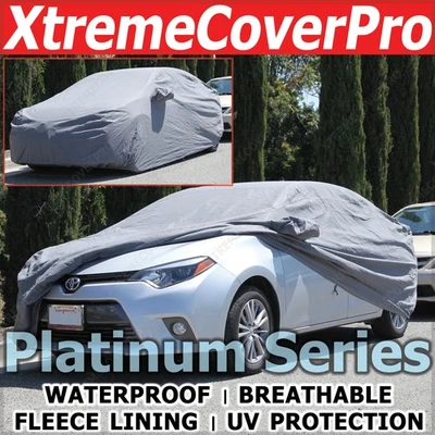 FUNDA COCHE IMPERMEABLE CON BOLSILLO ESPEJO GRIS para 2022 2023 2024 NISSAN VERSA Foto 1 de 4