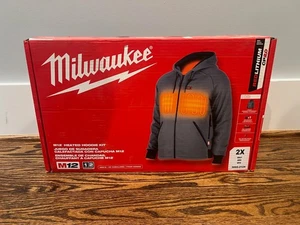 Milwaukee Tool 306G-212X M12 beheizbares Hoodie-Set - grau 2X-Large NEU - schneller Versand! - Bild 1 von 1