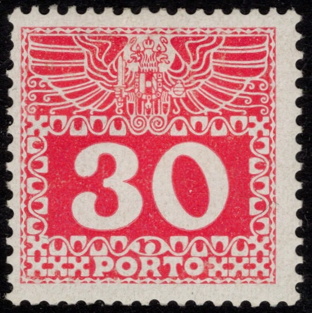 AUSTRIA J42a - Numeral of Value ""1908 Chalky Paper" (pc43631) - Image 1 of 1