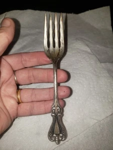 Old Colonial By Towle Sterling Silver Salad Fork 6 1/4" Flatware Antique - Picture 1 of 19