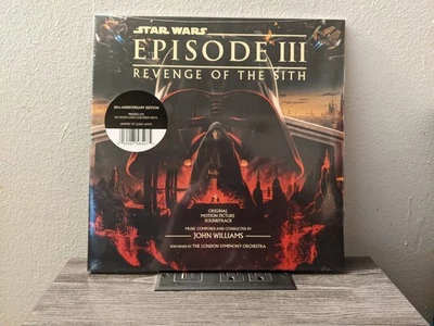 Star Wars Episode III Revenge of the Sith OST John Williams Vinyl LP Lava /3000 - Image 1 of 4
