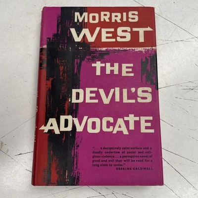 ORIGINAL VINTAGE BOOK HARDCOVER 1960 The Devils Advocate Morris West - Image 1 of 4