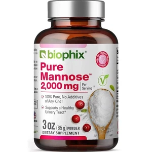 biophix Pure Mannose 100 Percent Powder 2000 mg 3 oz - Picture 1 of 9