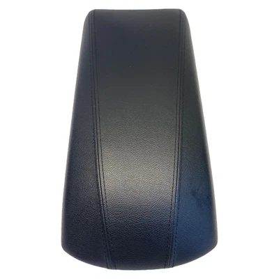 Apoio de braço console central HYUNDAI SONATA 2011-2014 tampa couro preto fabricante de equipamento original - Imagem 1 de 4