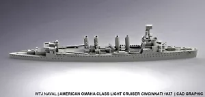 1:1250 WW2 USS Cincinnatti - Bild 1 von 1