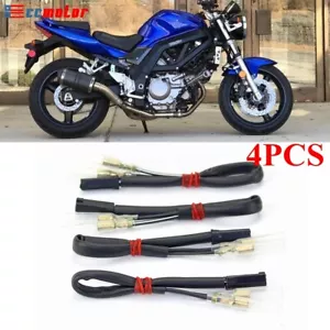 Turn Signal Light Plug Adapter Connector For Suzuki GXSR600 750 DRZ400S DRZ400SM - Picture 1 of 7