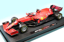 Bburago Ferrari SF21 F1 #55 2021 - Carlos Sainz Echelle 1:18 Voiture Miniature - Rouge (16809)