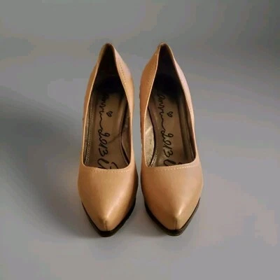 Zapatos de tacón de aguja Lanvin 2013 Eté 39,5/9 m beige plataforma cuero usados en excelente estado Foto 1 de 4