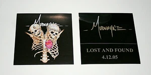 2 Rare MUDVAYNE'S Lost & Found Tour CD Record Release Music Sticker New NOS 2005 - Picture 1 of 3