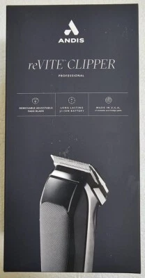 Cortapelos de cuchillas Andis reVite negro con peine MGS 110-220 voltios Foto 1 de 4