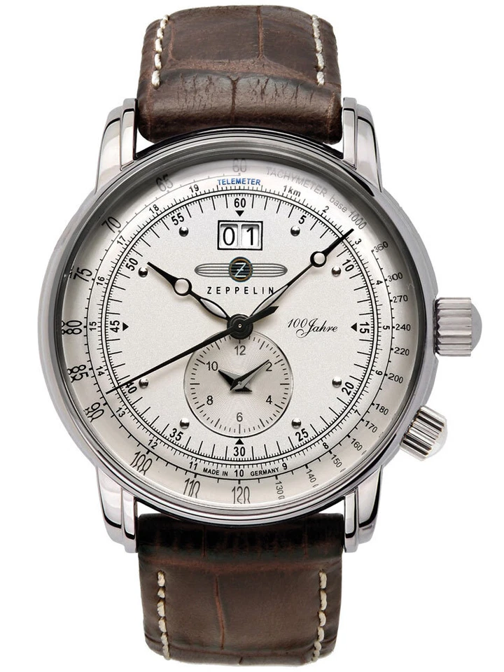 Zeppelin Series 100 Years Ed.1 Germany Made 7640m-1 7640m1 Mens Watch