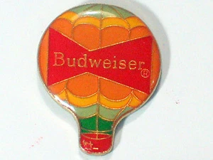 Budweiser Hot Air Balloon Pin, Hat Tack , pinback, Vintage Enamel Lapel Pin - Picture 1 of 6