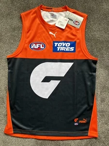 GWS Giants Puma Guernsey Jumper AFL Men's Size Large (Brand New With Tags) - Picture 1 of 3