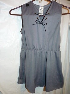 Graue Tunika mit Schnur Bindeverschluss Halloween Tween 12-14 - Bild 1 von 5