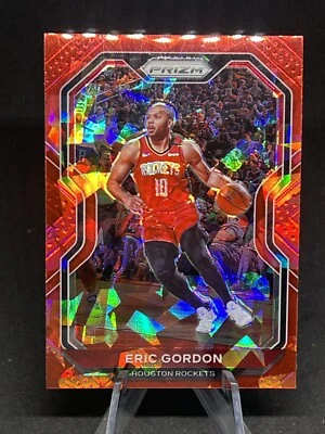 2020-21 Panini Prizm Eric Gordon Red Ice #51 Color Match Houston Rockets - Image 1 of 2