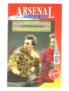 Arsenal v Crystal Palace 1992-1993 Ligapokal 3.10.1993 - Bild 1 von 2
