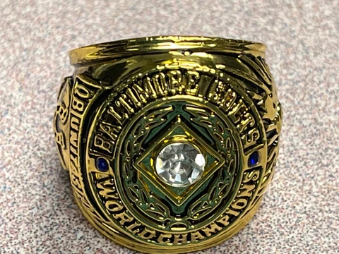 1958 JOHNNY UNITAS COMMEMORATIVE CHAMPIONSHIP RING COLTS SIZE 11 Cover