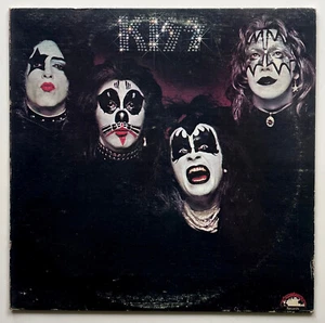 Vtg KISS 1st Album SELF TITLED Record OG 1974 3RD PRESSING Lp VINYL is NEAR MINT - Picture 1 of 5