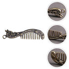 2 Pcs Comb Keychain Chains For Crafts Antique Chamrs Pendant