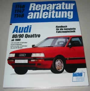 Reparaturanleitung Audi 80 16V / 90 Quattro Typ 89 B3 20V 4 + 5 Zylinder ab 1989 - Picture 1 of 2
