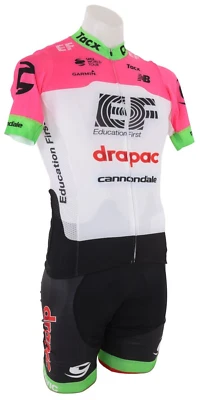 POC EF Education First Drapac Pro Ciclismo Manga Corta Kit Hombres TALLA 3/4 + Chaqueta Foto 1 de 4