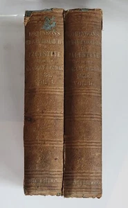 Biblical Researches in PALESTINE & Adjacent Regions Two VOLs 1856 by E. Robinson - Picture 1 of 13