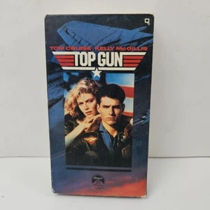 Top Gun VHS Tom Cruise Kelly McGillis Val Kilmer Military Navy Action Drama 1986 - Picture 1 of 6