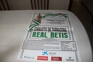 Offizielles Plakat Liga Spiel 19-5-2007 Gimnastic De Tarragona Und Real Betis - Bild 1 von 1