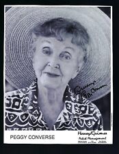 Peggy Converse signed 8x10 photograph "Scratch & Dent" Classic Actress