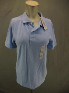 NWT Cat&Jack Size 16 Boys Blue Cotton Blend Short Sleeve Athletic Polo Shirt 623 - Picture 1 of 11