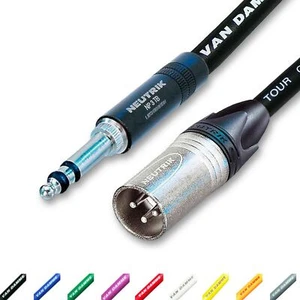 Neutrik Spur B GPO Bantam Buchse auf Stecker XLR Leitung. Van Damme Kabel - Bild 1 von 2