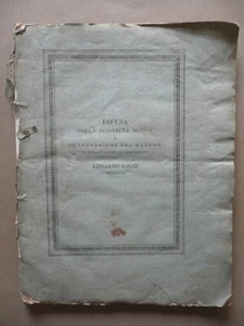 Verteidigung der Schrift Doppelter Buchhalter Modena Widerlegung Jones Methode 1822 - Bild 1 von 5