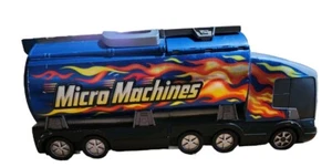 Vintage Micro Machines Super Stunt City Semi Trailer Truck Playset 2001 & 2 Cars - Picture 1 of 19