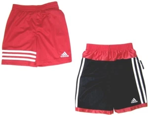 ADIDAS Little Boys Athletic Mesh Shorts NWT   Red or Black  Size 4  $ Ret.22. - Picture 1 of 6