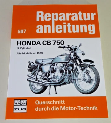 Manual De Reparación - Honda CB 750 4 Cilindros - Años De Fabricación Desde 1969 - Imagen 1 de 2